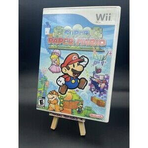 Super Paper Mario Nintendo Wii - CIB Complete Tested Working, Nice Condition